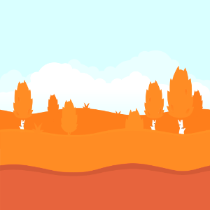 Orange landscape 01 background