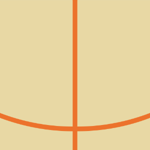 Orange lines 06 beige background
