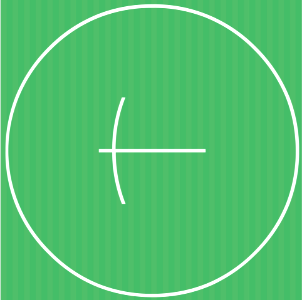 White lines 04 green background