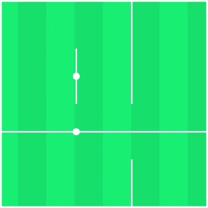 White lines 08 green background