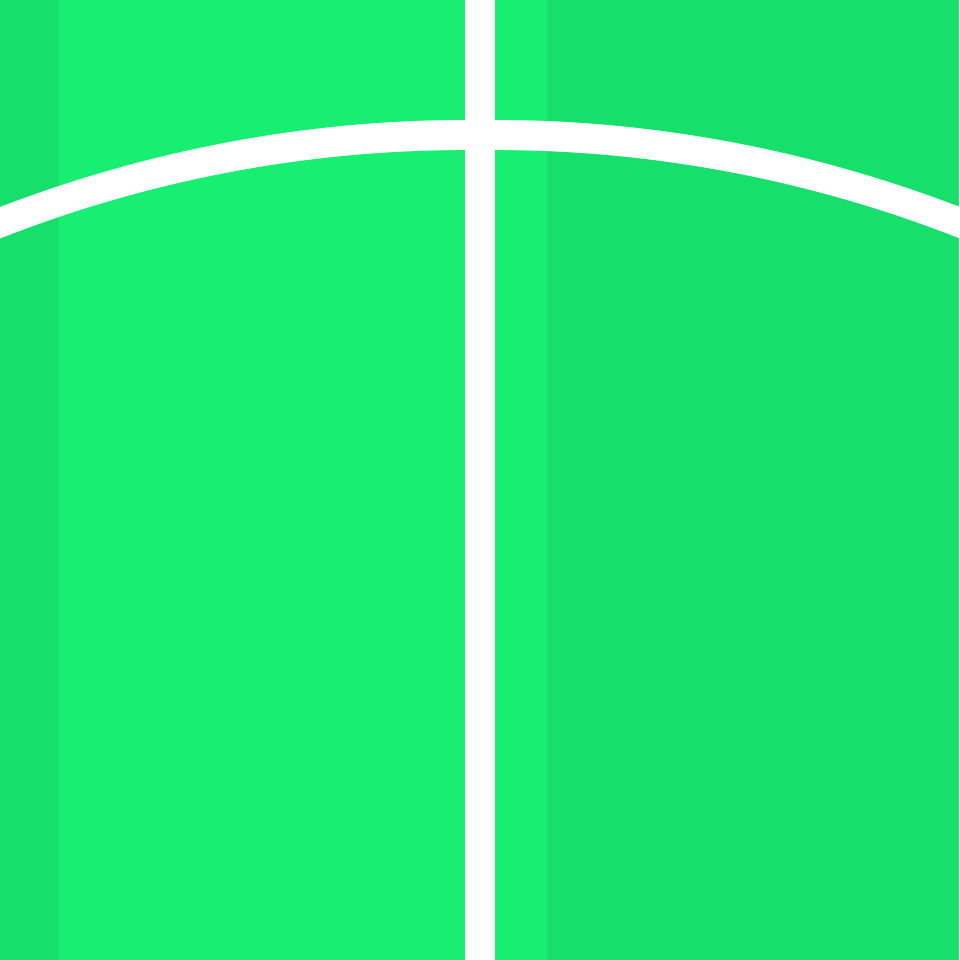 White lines 12 green background