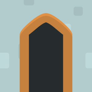 Grey medieval door 06 background