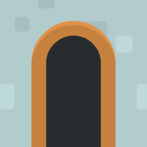 Grey medieval door 07 background