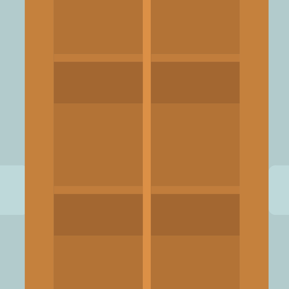Orange medieval door 04 background