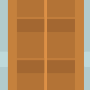 Orange medieval door 04 background