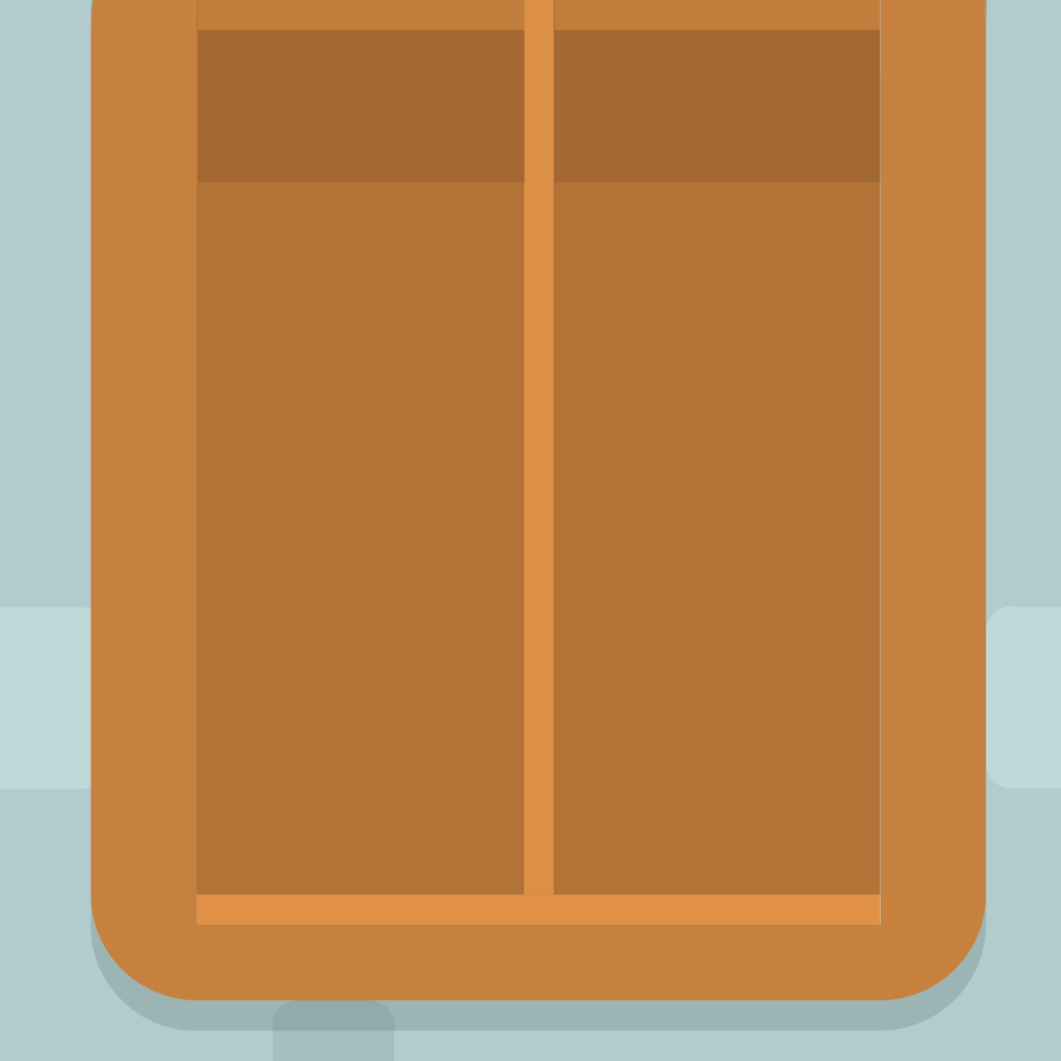 Orange medieval door 05 background