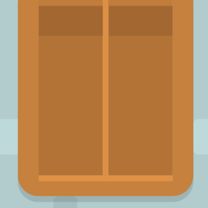 Orange medieval door 05 background