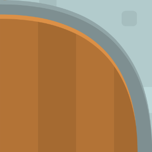 Orange medieval door 18 background