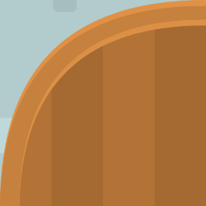 Orange medieval door 19 background