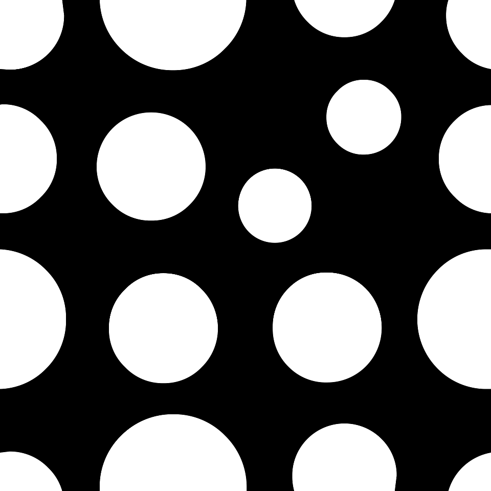 Black white circular chaos background