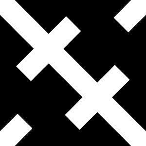 Black white crossed stripes background
