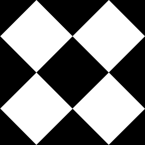 Black white huge diagonal squares background