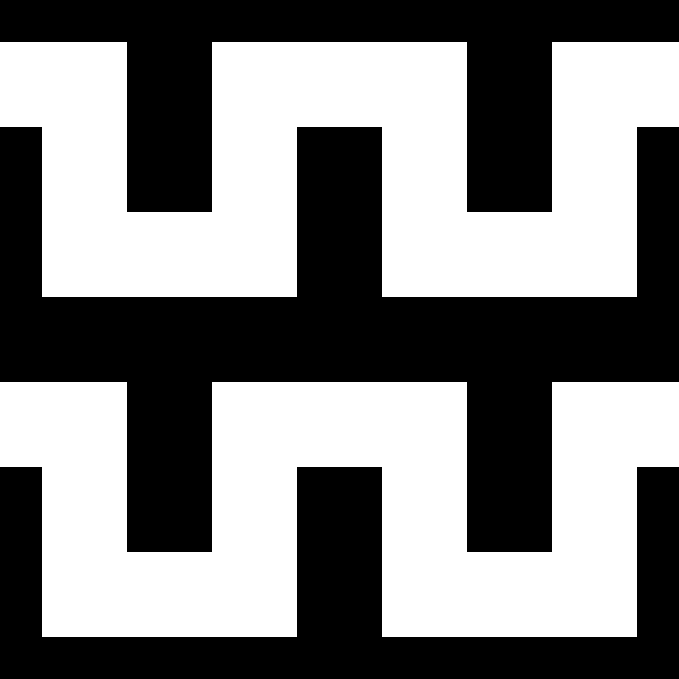 Black white huge square zigzag background