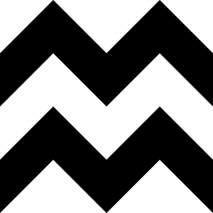 Black white huge zigzag background