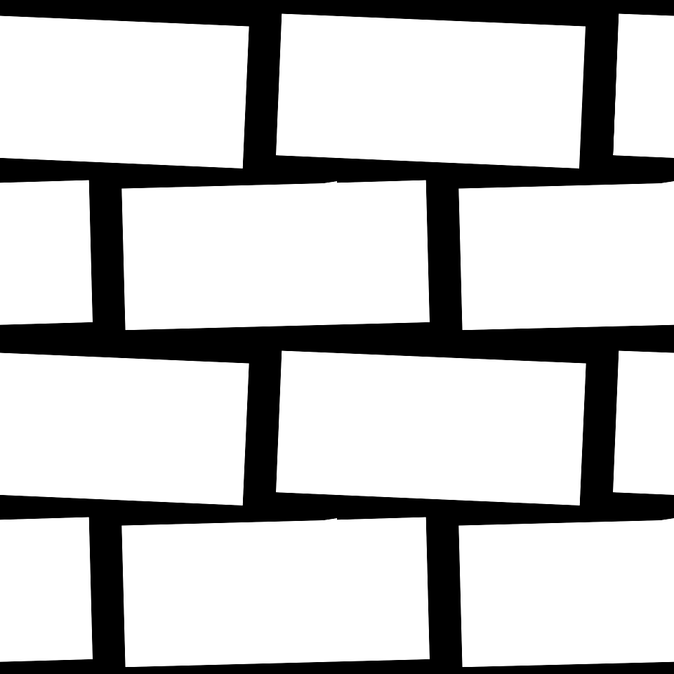 Black white medium rough brickwork background