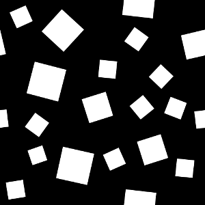 Black white miniature squares background