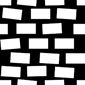 Black white rough brickwork background
