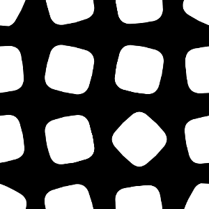 Black white small rounded squares background
