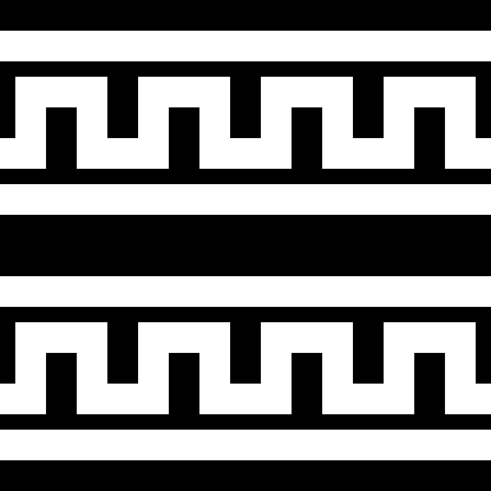 Black white small square zigzag background