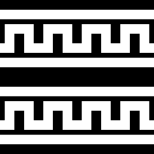 Black white small square zigzag background