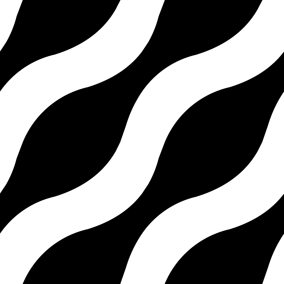 Black white thin waves background