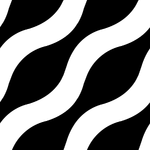 Black white thin waves background