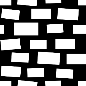 Black white very rough brickwork background