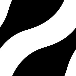 Black white waves background