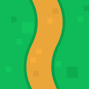 Orange field road green grass 01 background