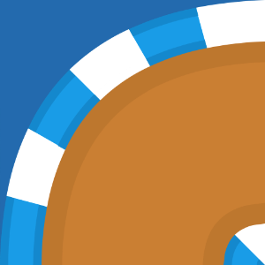 Blue sides orange race track 03 background