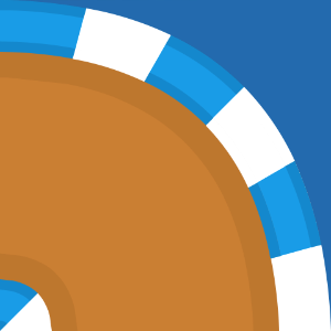 Blue sides orange race track 05 background