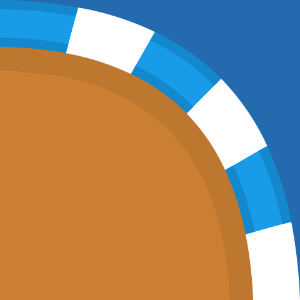 Blue sides orange race track 07 background