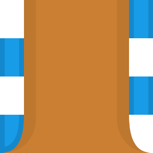 Blue sides orange race track 13 background