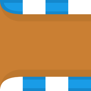 Blue sides orange race track 14 background