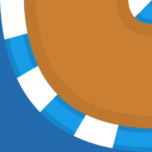 Blue sides orange race track 15 background