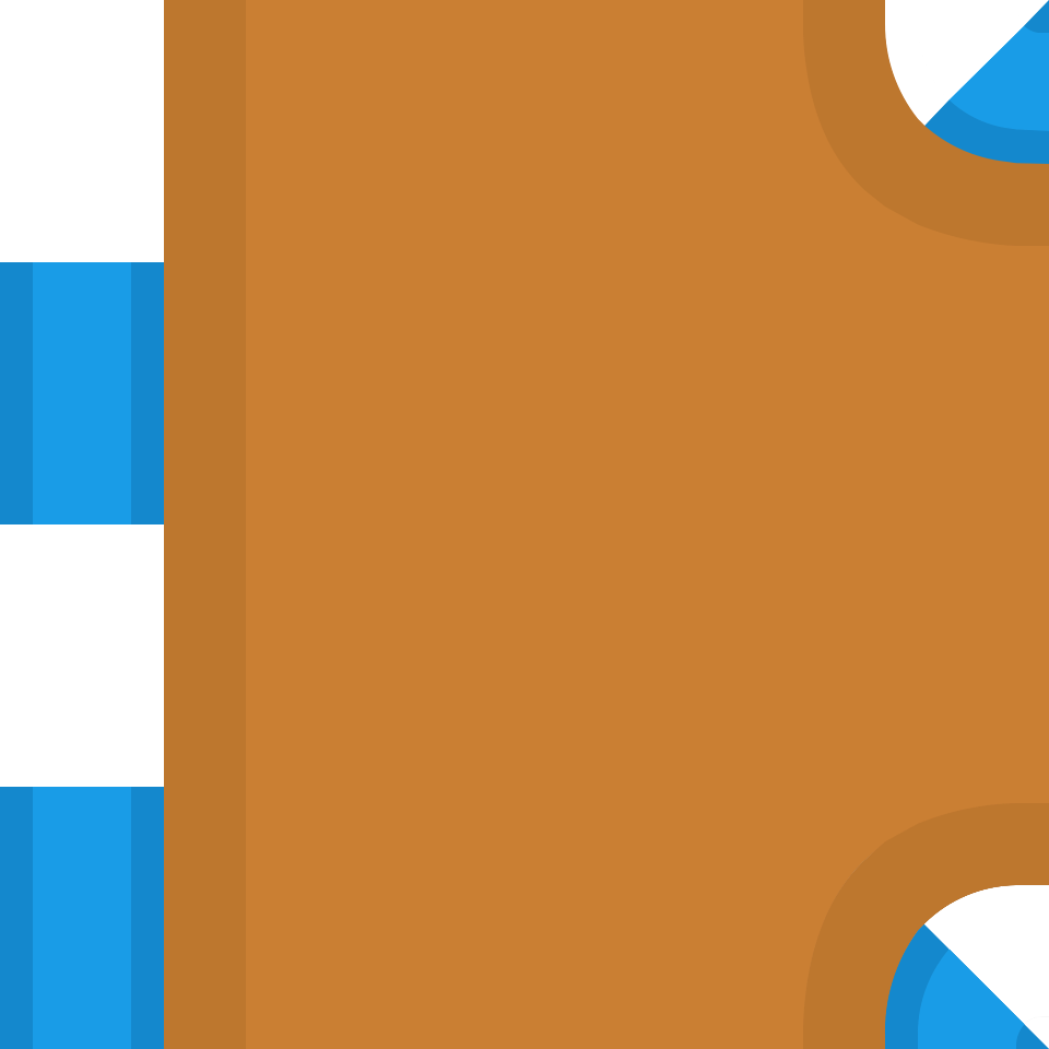 Blue sides orange race track 16 background