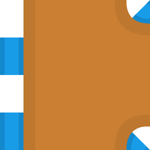 Blue sides orange race track 16 background