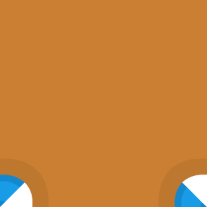 Blue sides orange race track 21 background