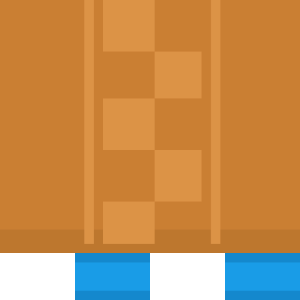 Blue sides orange race track 23 background