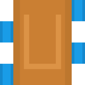 Blue sides orange race track 30 background
