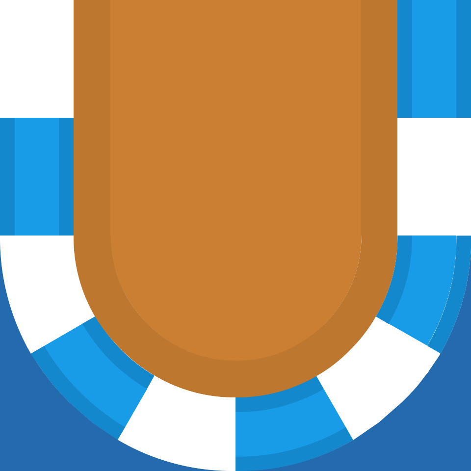 Blue sides orange race track 33 background