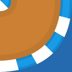 Blue sides orange race track 39 background