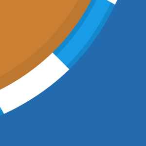 Blue sides orange race track 51 background