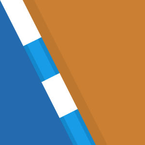 Blue sides orange race track 53 background