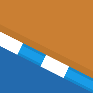 Blue sides orange race track 64 background