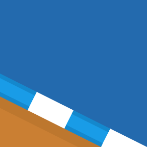 Blue sides orange race track 67 background