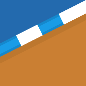 Blue sides orange race track 71 background