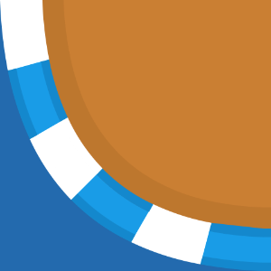 Blue sides orange race track 82 background