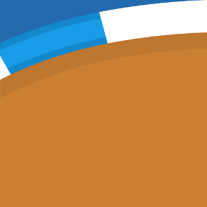 Blue sides orange race track 84 background