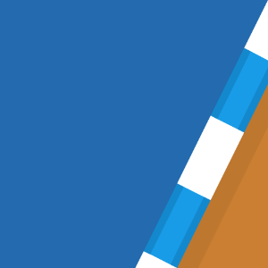 Blue sides orange race track 87 background